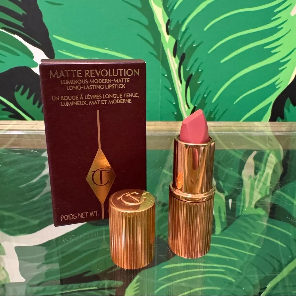 NWT Charlotte Tilbury Pillow Talk Nude Pink Matte Revolution Mini Lipstick
